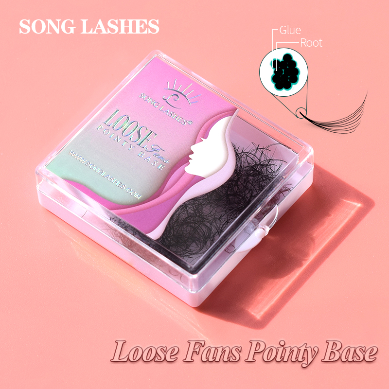 Eyelash Extension Fan - أغنية جلدة Promade Fans 3D-10D07Pointy قاعدة