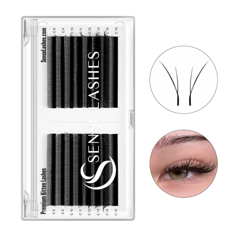 Eyelash Extension Yelix - رموش SENSE Fox YY على شكل