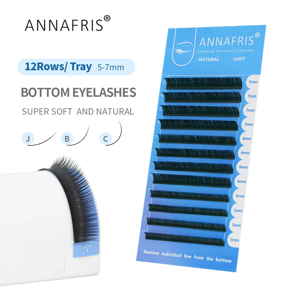 Individual Lash Tray - ANNAFRIS رموش سفلية 5-7 مللي متر