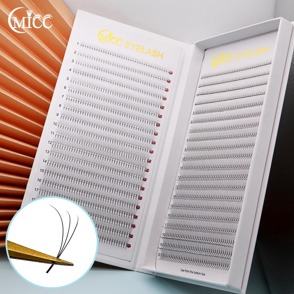 Individual Lash Tray - 40 خط 2D 1600 المشجعين 20D