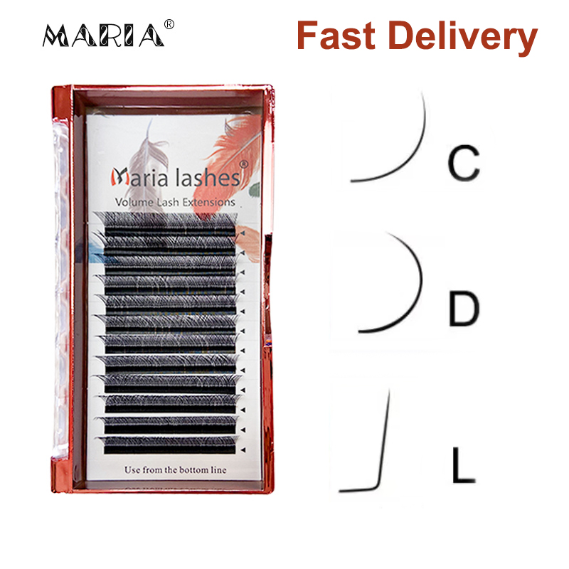 Eyelash Extension Yelix - ماريا YY على شكل مجموعات الرموش