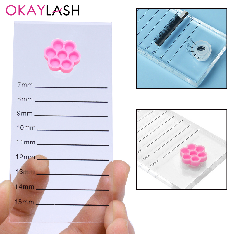 Eyelash Extension London - واضح كريستال رمش تمديد مقياس مجلس