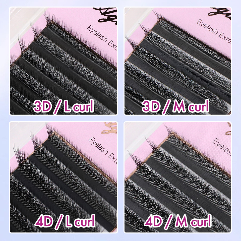 Eyelash Extension Yelix - L M (LU) حليقة W شكل
