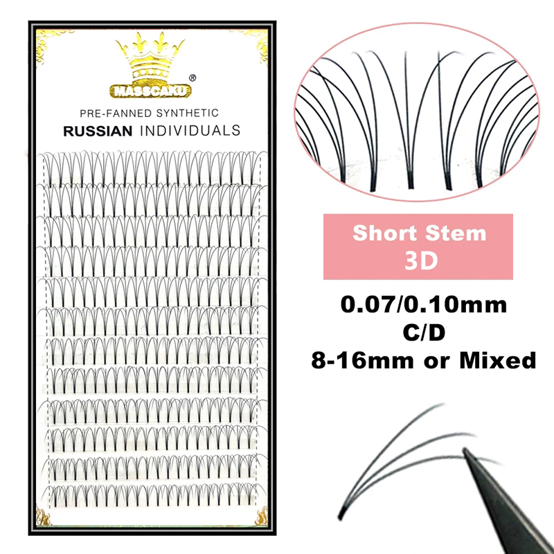 MASSCAKU ملحقات رموش جذعية قصي - مراجعة Individual Lash Tray وسعره