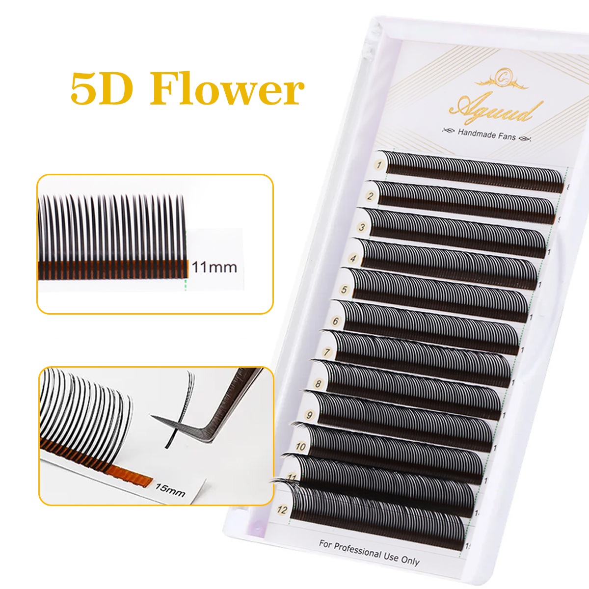 رموش AGUUDU Flora الطبيعية الا - مراجعة Eyelash Extension Hybrid وسعره