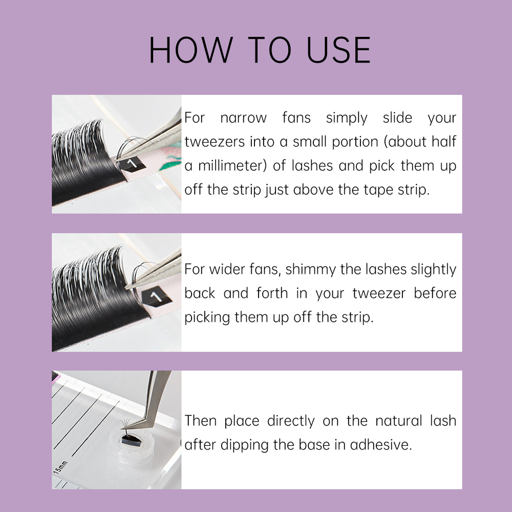 Yelix Standard Easy Fan Lashes - مراجعة Eyelash Extension Yelix وسعره