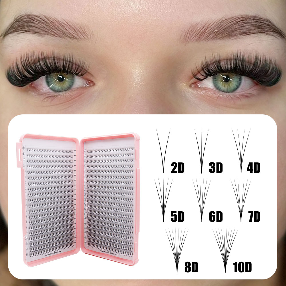 رموش صناعية جاهزة XXL من مادة  - مراجعة Eyelash Extension Hybrid وسعره