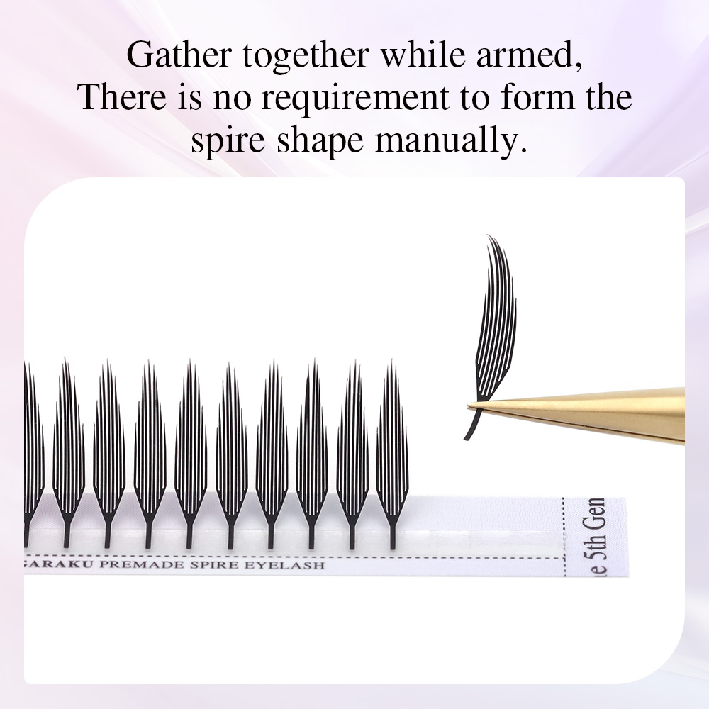 NAGARAKU Premade Spire Eyelash - مراجعة Eyelash Extension Hybrid وسعره