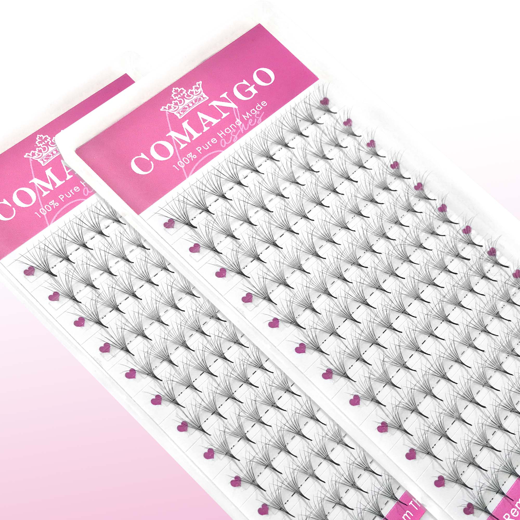 COMANGO جميل طبقة مزدوجة رقيق  - مراجعة Eyelash Extension Hybrid وسعره