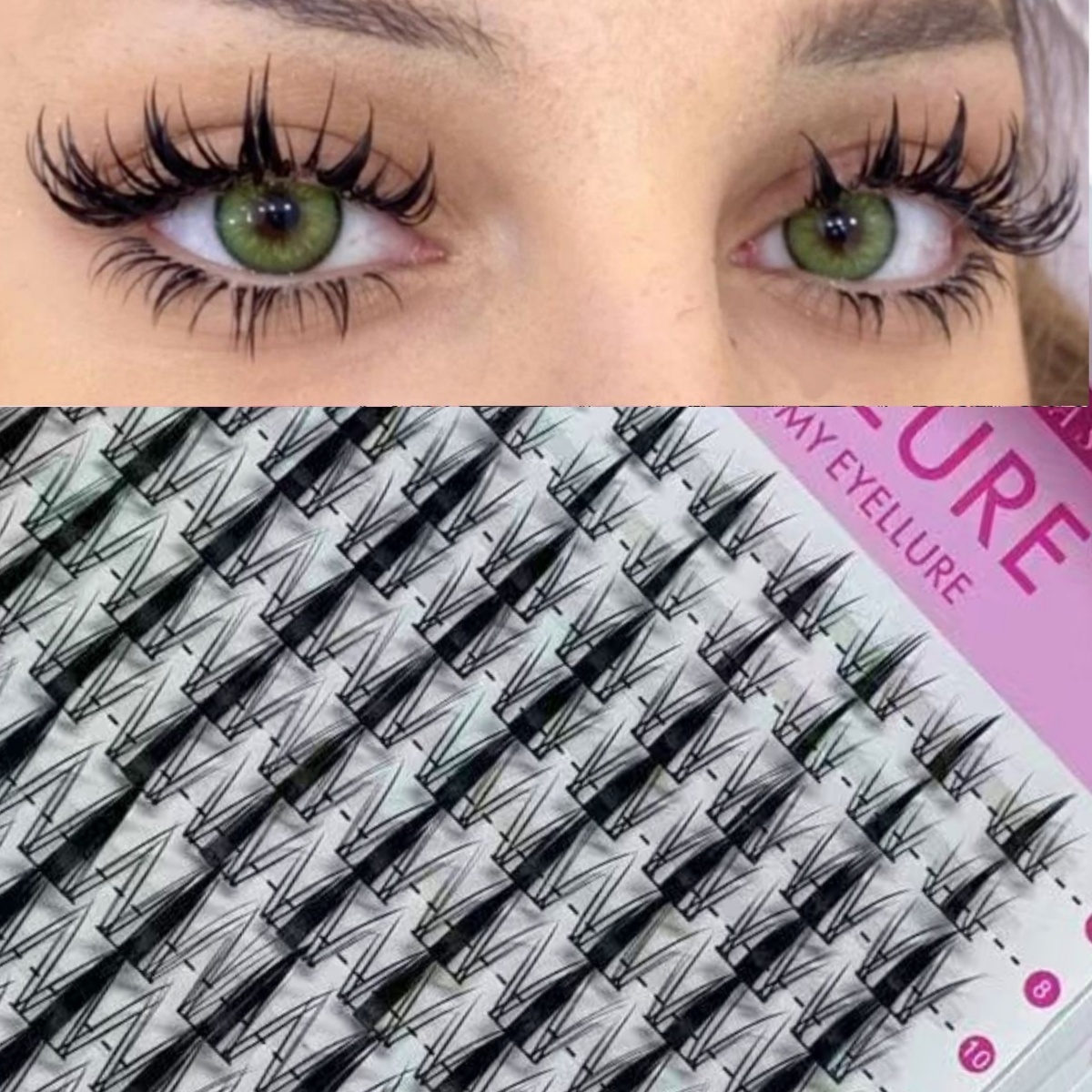 طقم رموش مانغا من WINKLURE، رم - مراجعة Individual Lash Tray وسعره