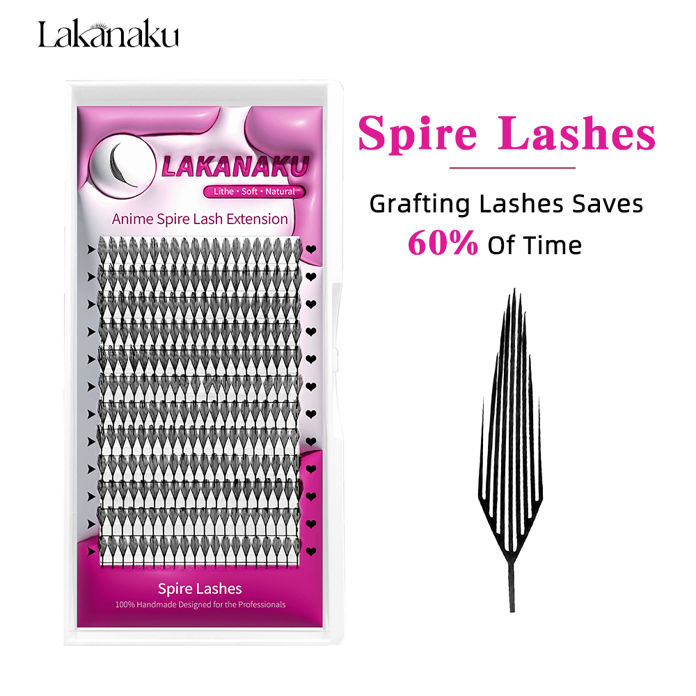 LAKANAKU مانغا أنيمي سباير الر - مراجعة Eyelash Extension Hybrid وسعره