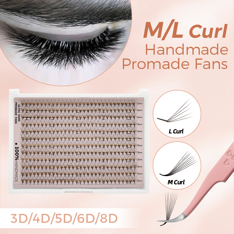360/600 رموش صناعية جاهزة على  - مراجعة Eyelash Extension Hybrid وسعره