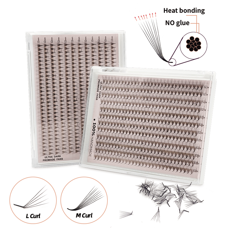360/600 رموش صناعية جاهزة على  - مراجعة Eyelash Extension Hybrid وسعره