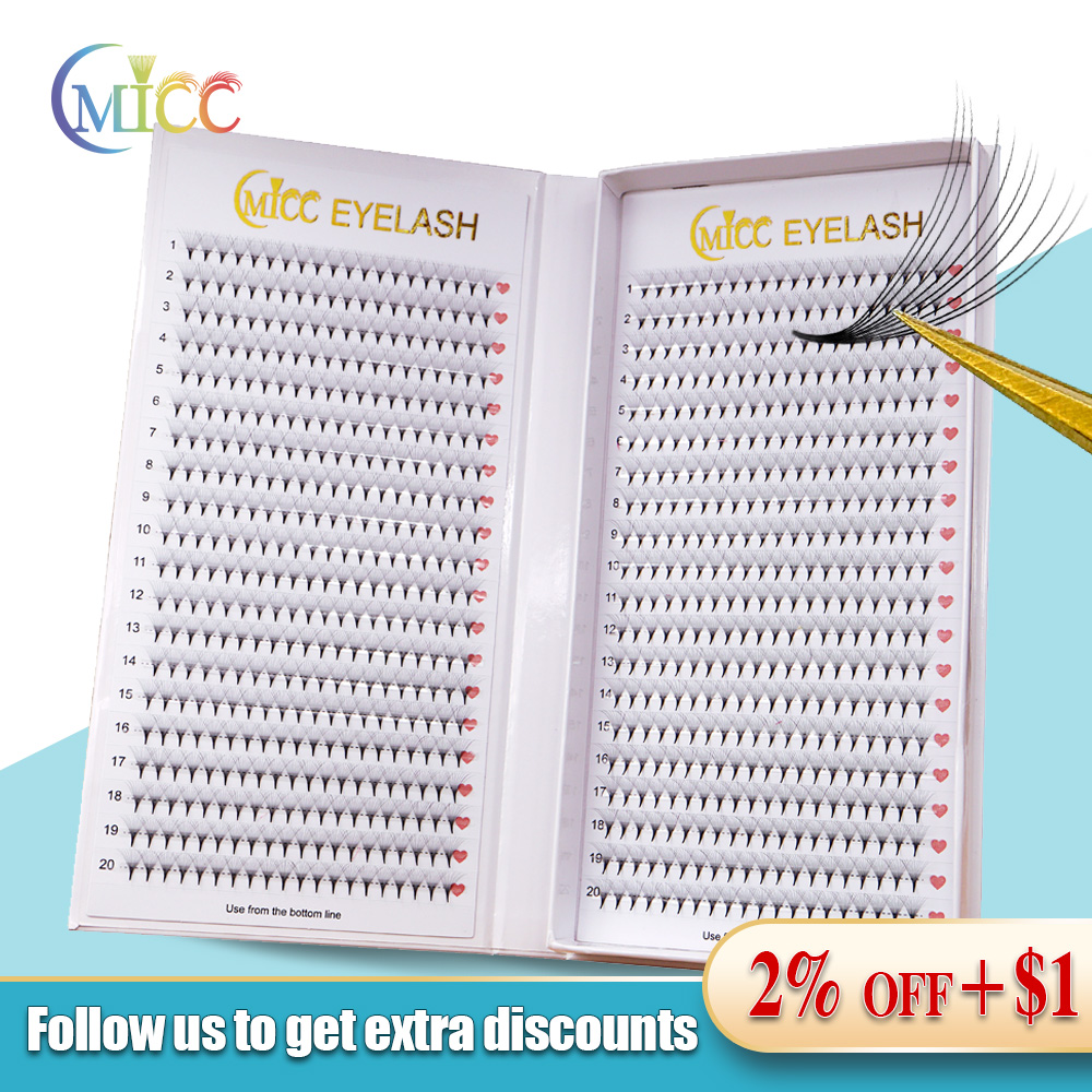 40 خط 2D 1600 المشجعين 20D XXL - مراجعة Individual Lash Tray وسعره