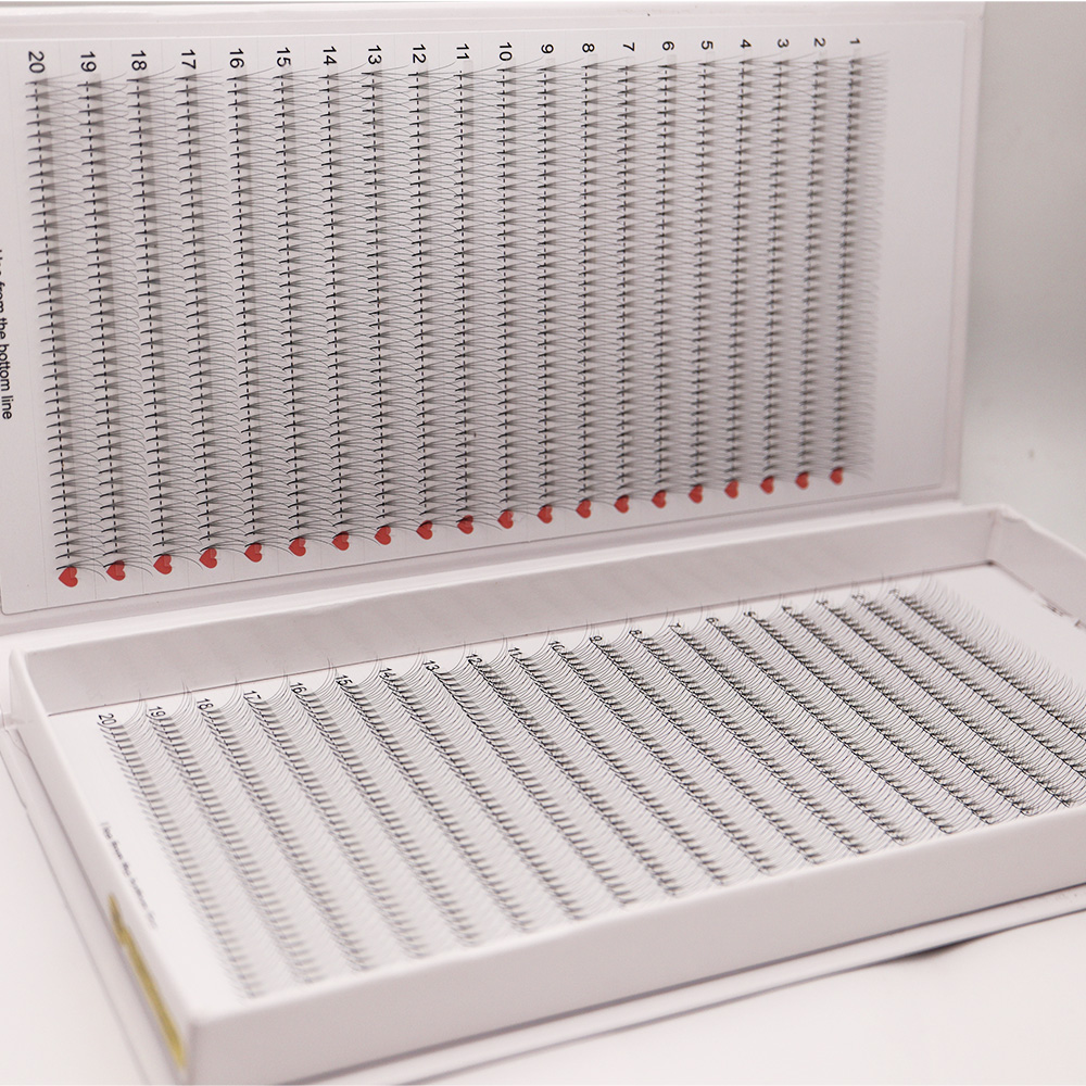 40 خط 2D 1600 المشجعين 20D XXL - مراجعة Individual Lash Tray وسعره